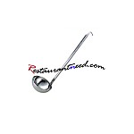 Stainless Steel Polishing Soup Ladle With Hook