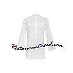 White Restaurant Waitress Uniform