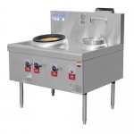 Wok Stove With 1-Burner And1-Warmer