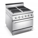 900 Series Electric 4-Hot Plate Cooker With Oven